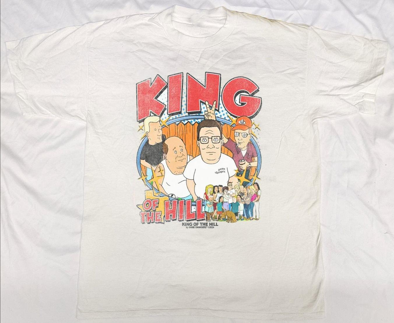 KING OF THE HILL Cotton Unisex Classic All Size S-4XL T-shirt XXXXL