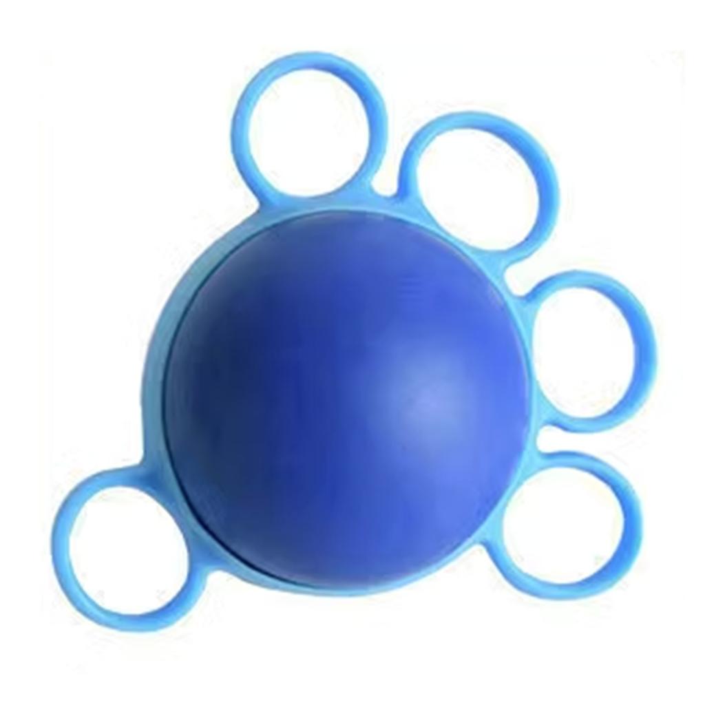 Finger Exerciser Ball Elastic PU Silicone Hand Therapy Grip Strengthener Ball for Climbing Basketball Training