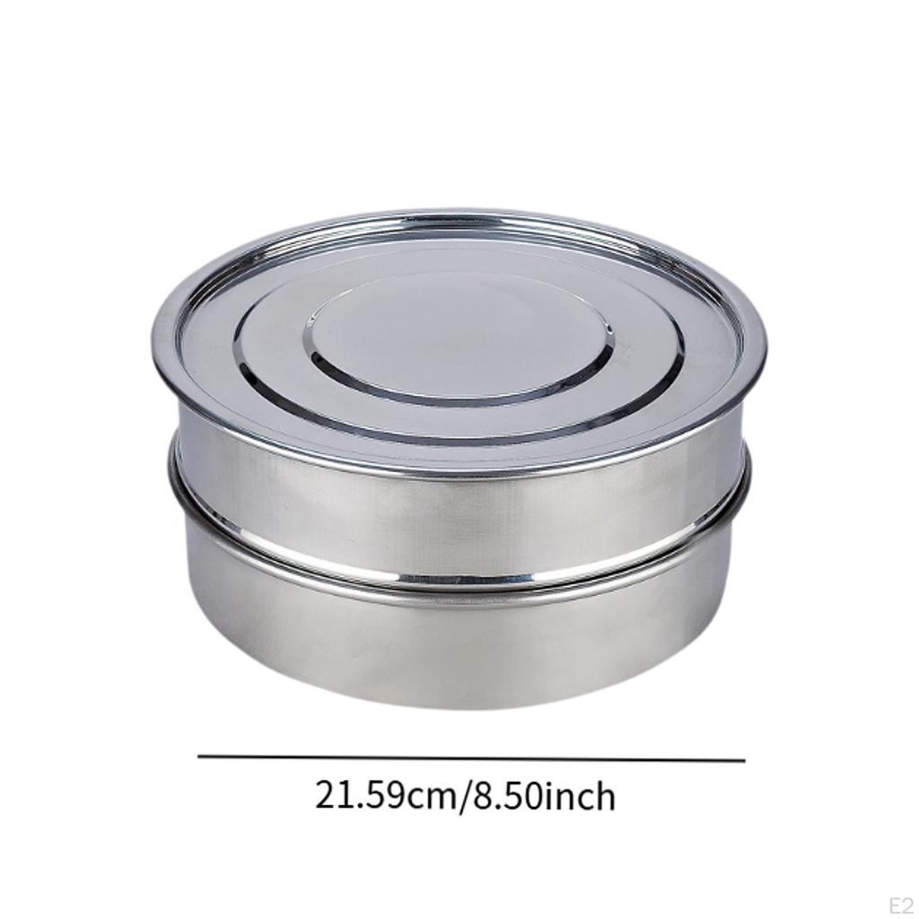 Seed Sprouting Kit In Stainless Steel, Stackable Tray for Plant Growth with Mesh