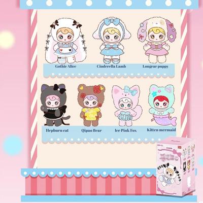 Offiziell lizenzierte Nommi Sunny Coco Rebel Honey Plüsch-Blindbox mit mehreren niedlichen Welpen und Augen-Make-up und Outfits, perfekt für Heimsammlungen