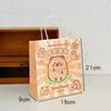 10-60PCS Cartoon Capibala Gift Bag Creative Dolphin Packaging Cute Paper Bags Birthday Shopping Handheld Gift Bag