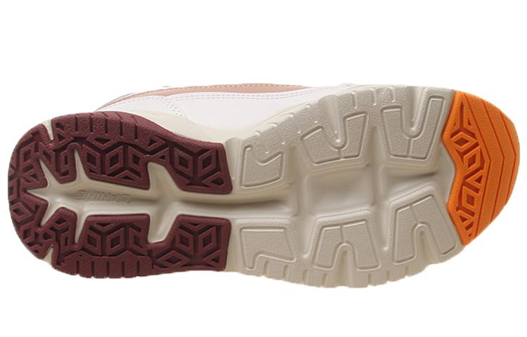 Li Ning Comfortable Cushioning Mid top Running Shoes Women's Umber Gray Red AGCQ248-3