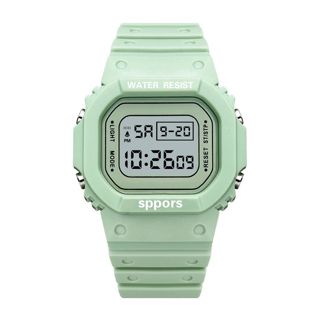UTHAI CE117 Sports Electronic Watch Unisex Square Watches Students Digital Wristwatch Waterproof Clock Bracelet For LED