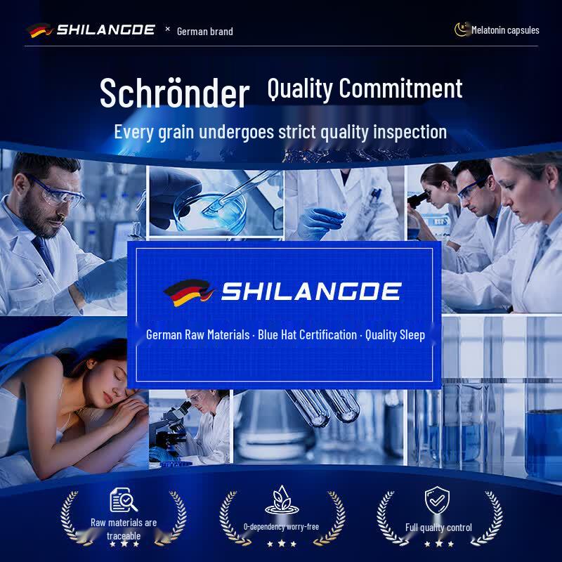 Schlander Melatonin Sleep Aid Supplement