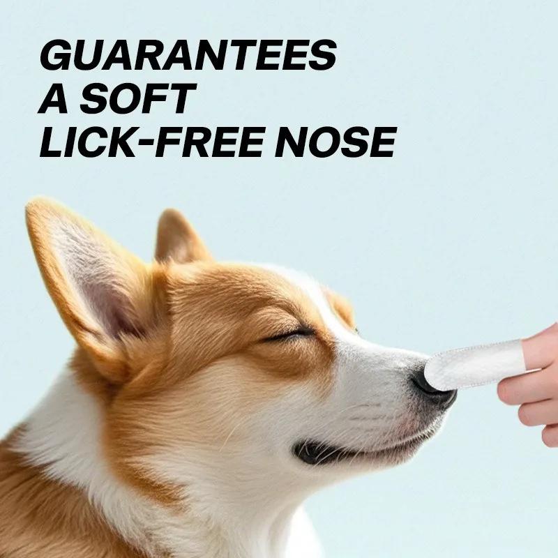 Nose Gentle Cleaning Moisturizing Finger Wipes For Dogs Cats Disposable Pet Wipes For Nasal Hygiene Dryness Relief
