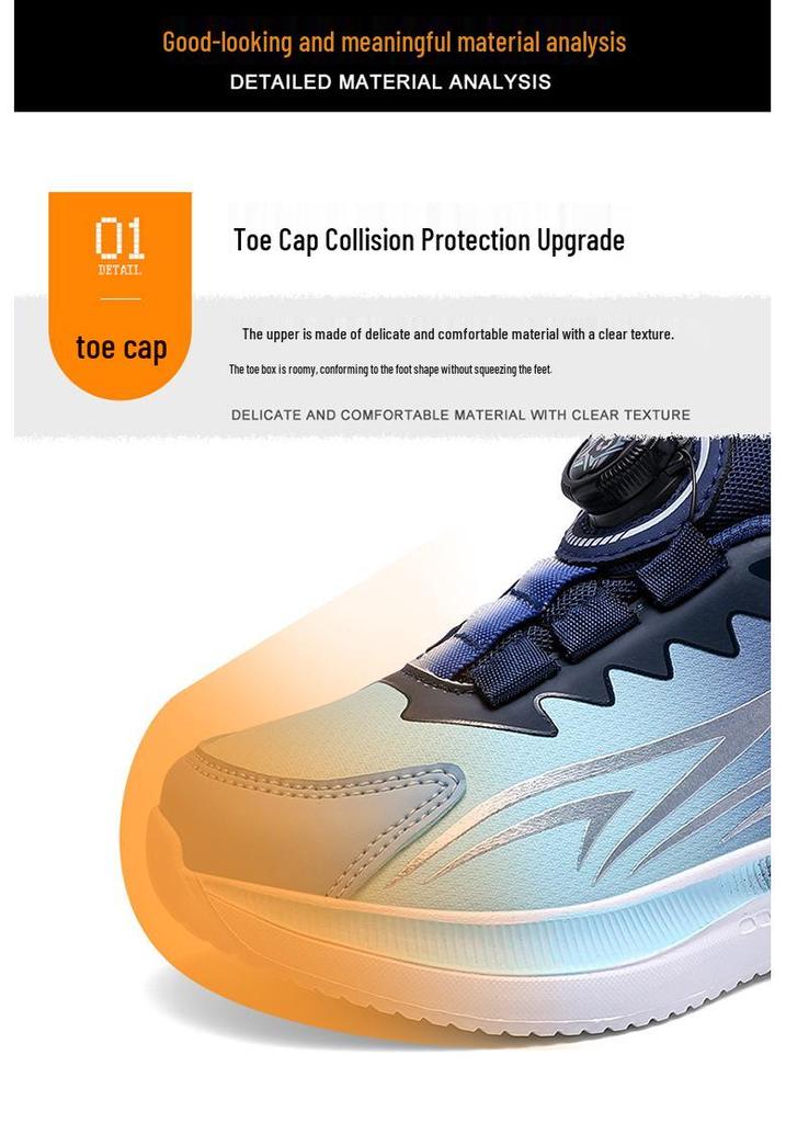 Spring & Autumn 2025 Breathable Mesh Children's Sports Shoes - Non-slip, Shock-Absorbing Running Sneakers for Boys & Girls