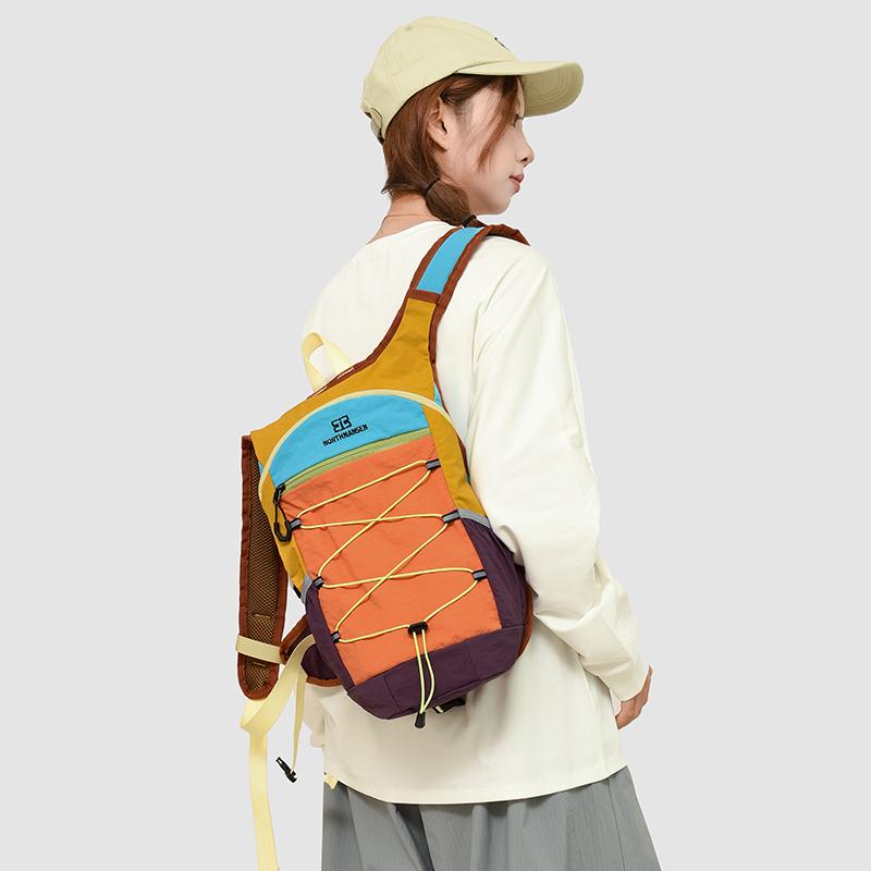 Sports Contrast Backpack Riding Outdoor Short-distance Travel Backpack