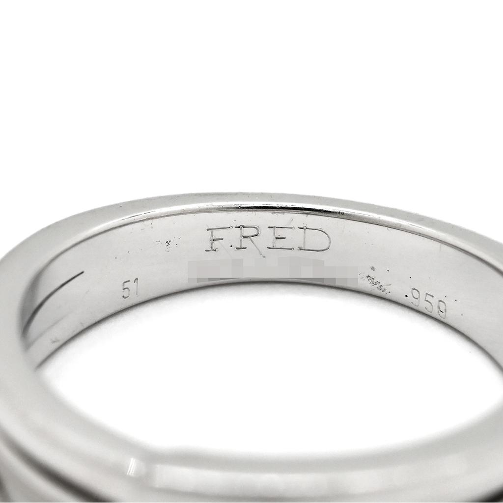 FRED - Diamond designRing ring Pt950/diamond #10.5(JP Size) Array