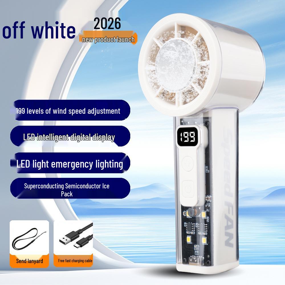Portable Foldable Mini Fan - Strong Wind Handheld Turbine for World Cup