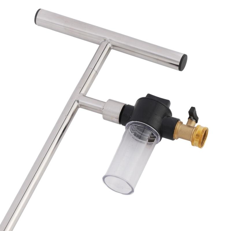 Stainless Steel Deep Root Tree Watering Tool Root Feeder With Fertilizer Bottle Watering Wand Irrigation System Watering Stake