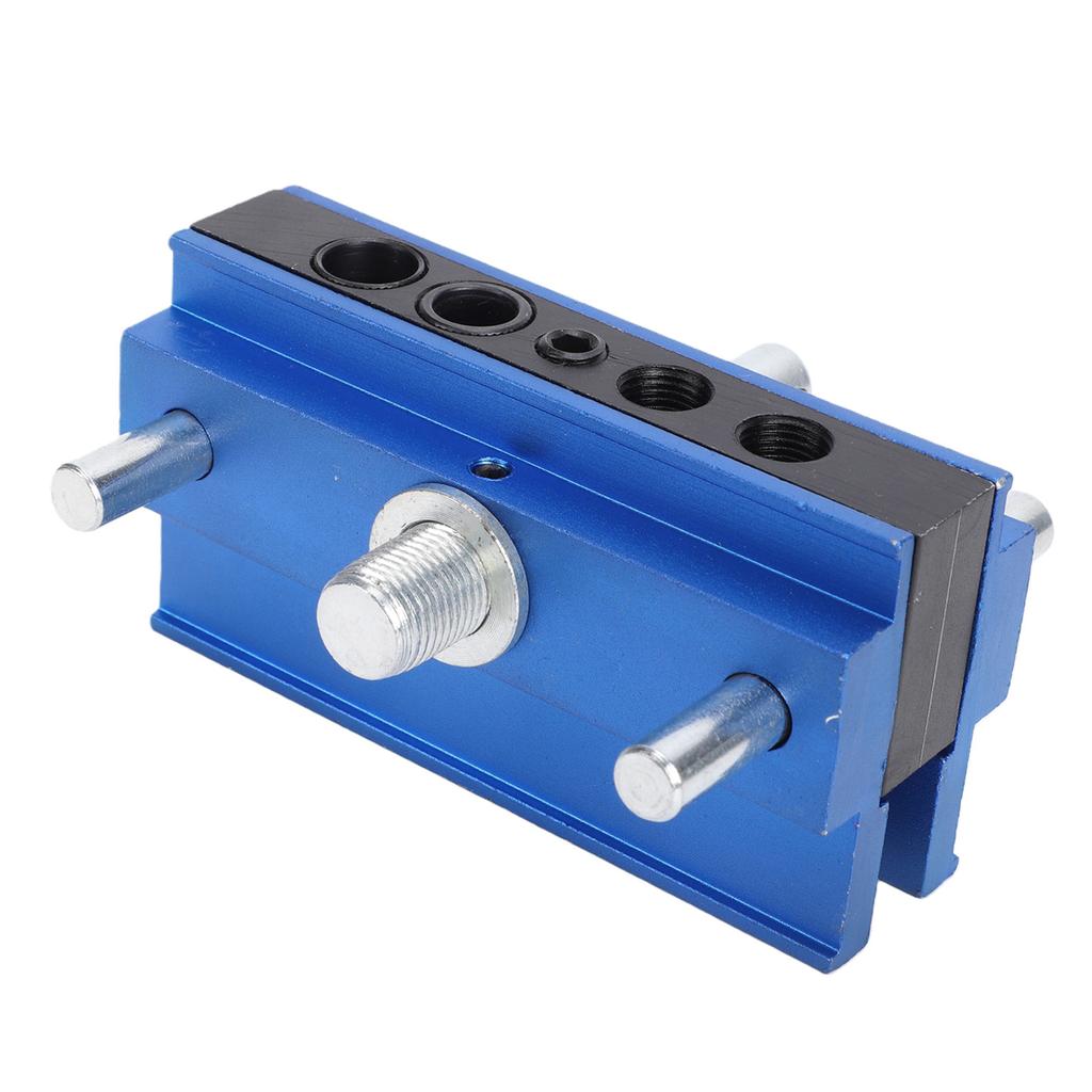 Self Centering Dowel Jig with 6 Bushings Adjustable Width Wood Doweling Drill Guide Block for Woodworking Biscuit
