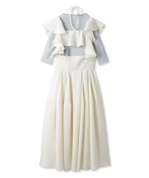 

Furfur Knit Layered Set Dress RWNO241109 IVR Women s