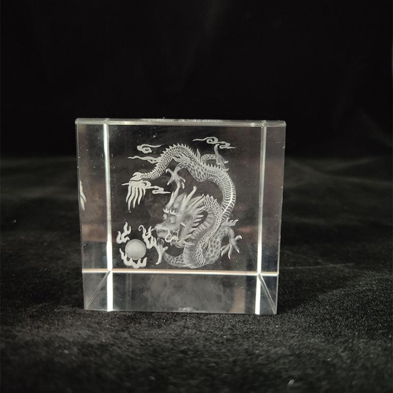

Crystal Cloud Raindrop Cubes: Carved Moon & Galaxy Desktop Ornament - Creative Gift for Girls 40mm x 40mm