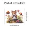 Fun-f9 Cartoon Cute Little Mouse Mushroom Bedroom Living Room Porch Home Decoration Wall Sticker