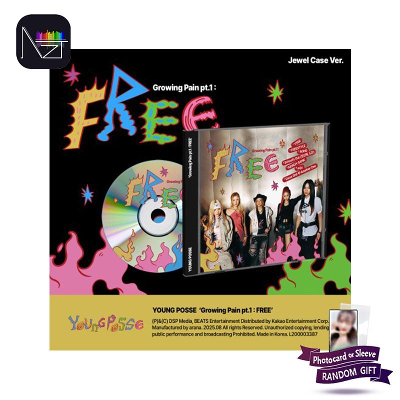 YOUNG POSSE EP Growing Pain Pt.1 : FREE (Jewel Case Ver.)