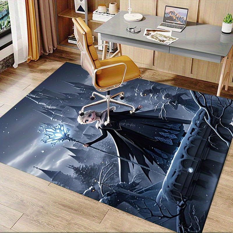 3D Printed Elsa,Frozen,Magic Anti-Slip Rug - Machine Washable Office Rug for Living Room, Bedroom, Office - Multiple Sizes
