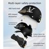 Half-face Helmet Motorcycle Helmet 3C Certification Breathable Motorcycle Equipment Anti-collision HD Tea-colored Lens