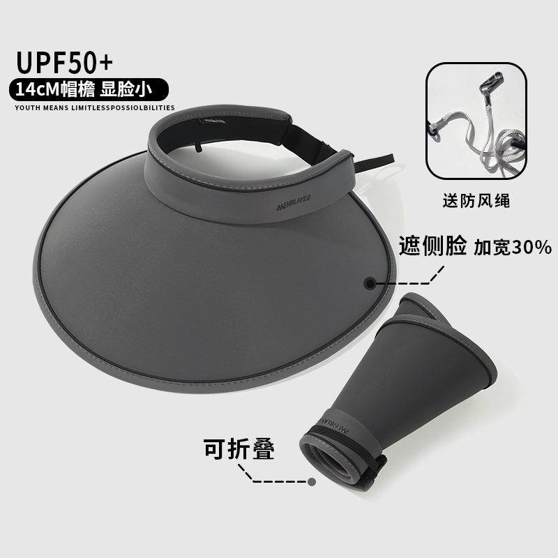 2025 ny överdimensionerad brätte isilke tom topp solskyddshatt sommar utomhusresor UV-skydd solskydd solhatt