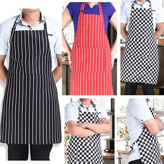 Donna Uomo Cucina Chef Cucina Ristorante Grembiule Abito con 2 tasche Regalo