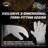 Caiman Kontour Black American Deer Welding Gloves with Cotton Fleece Long Cuff Skin/Boarhide Liner, (Large)