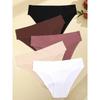 7Pcs Ice Silk Seamless Underwear For Women Sexy Ultra-thin Low Waist Panties Female Comfortable Soild Briefs Lingerie