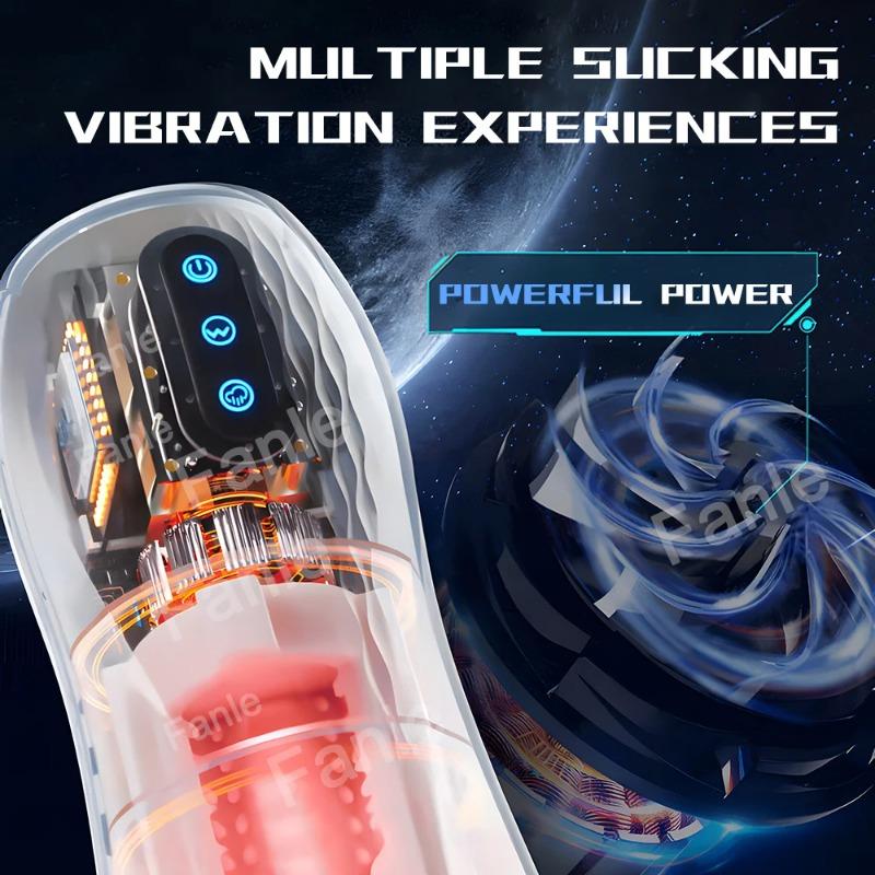Automatic Sucking Sex Toy Male Masturbator Cup Vibration Blowjob Machine Heating Masturbation Adult for Men Masturbate Supplies