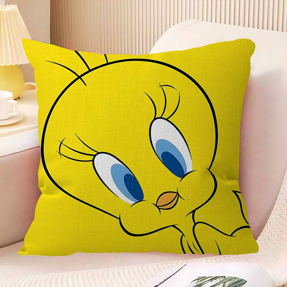 Cartoon TTweetys Bird Personalized picture text home decorative pillows Household Gifts xcm