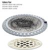 Shower Drain Filter Traps, Stainless Steel & Silicone Covers, Effective Debris Blocker for Bathtub & Bathroom Drainage