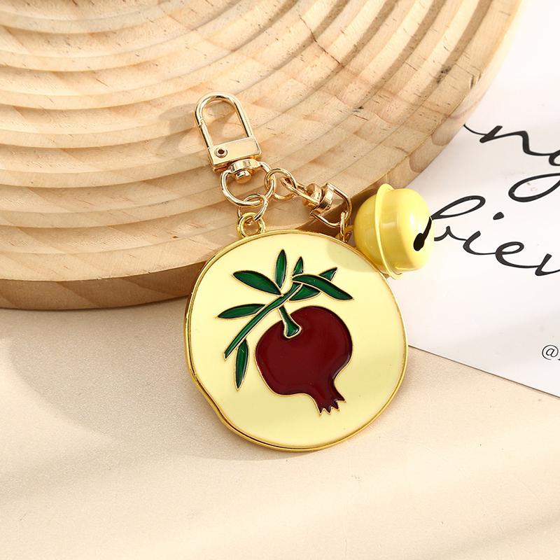 Frutas de Verano Colgante de Granada Llavero Llavero de Coche Accesorios para Llaveros Accesorios para Bolsos Regalo