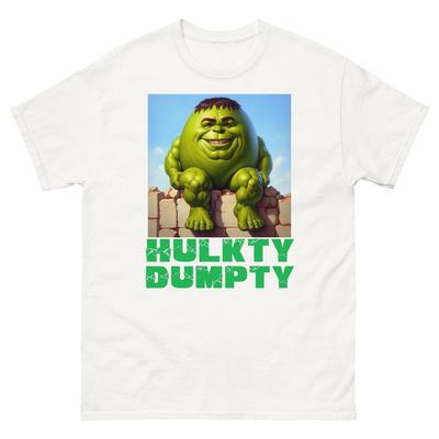 Maglietta Hulkty Dumpty, Magliette Divertenti, Humpty Dumpty, Maglietta dell'Incredibile Hulk