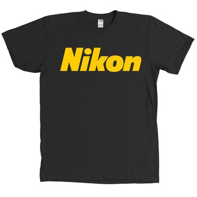 Logo fotoaparátu Nikon Nikkor Fotografie NOVÉ S VISAČKAMI - MNOHO BAREV Unisex Tričko
