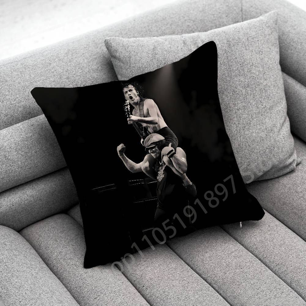 A-AC Highway to Hell D-DC Throw Pillow Case For 45x45cm 40x40cm 55x55cm 50x50cm 30x30cm Square Car Pillowcase Shell