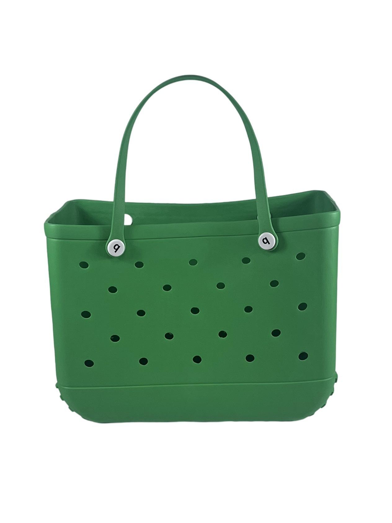 Eva Strandtasche Lochtasche Tragbare Handtasche Wasserdichte Reisetasche Waschbar Geeignet für Sport Strand Schwimmbad small bag 28*11*21cm