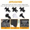 Set of 105 Auto Fasteners Including Removal Tools, Featuring Universal Nylon Plastic Rivets And Clips for Door Panels And Vehicle Trim Repairs