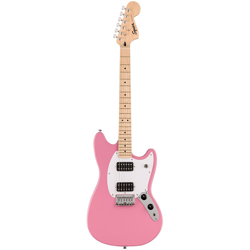 Squier Electric Guitar Mustang HH Pink Maple