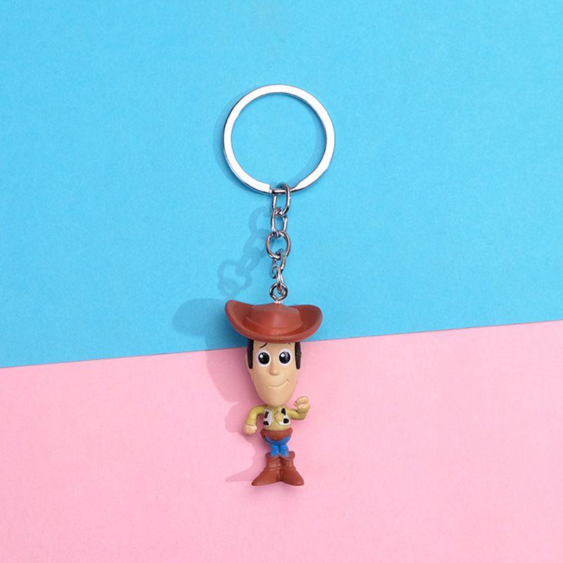 

Disney Story Toy Buzz Lightyear Woody Lotso Alien Cartoon Doll Keychain Pendant Woody