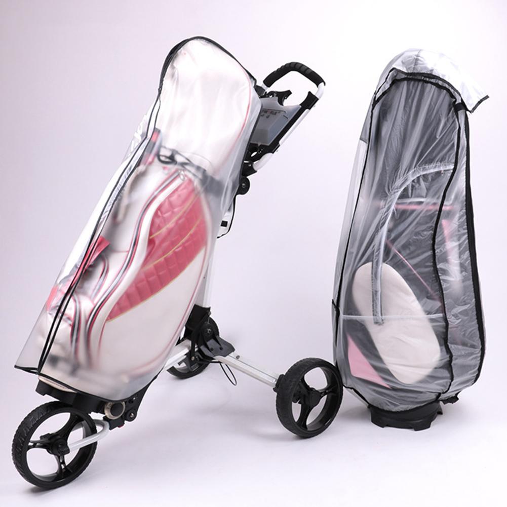 PVC Golf Bag Rain Cover Transparent Dustproof Golf Bag Protector Waterproof Golf Trolley Rain Bag China Mainland