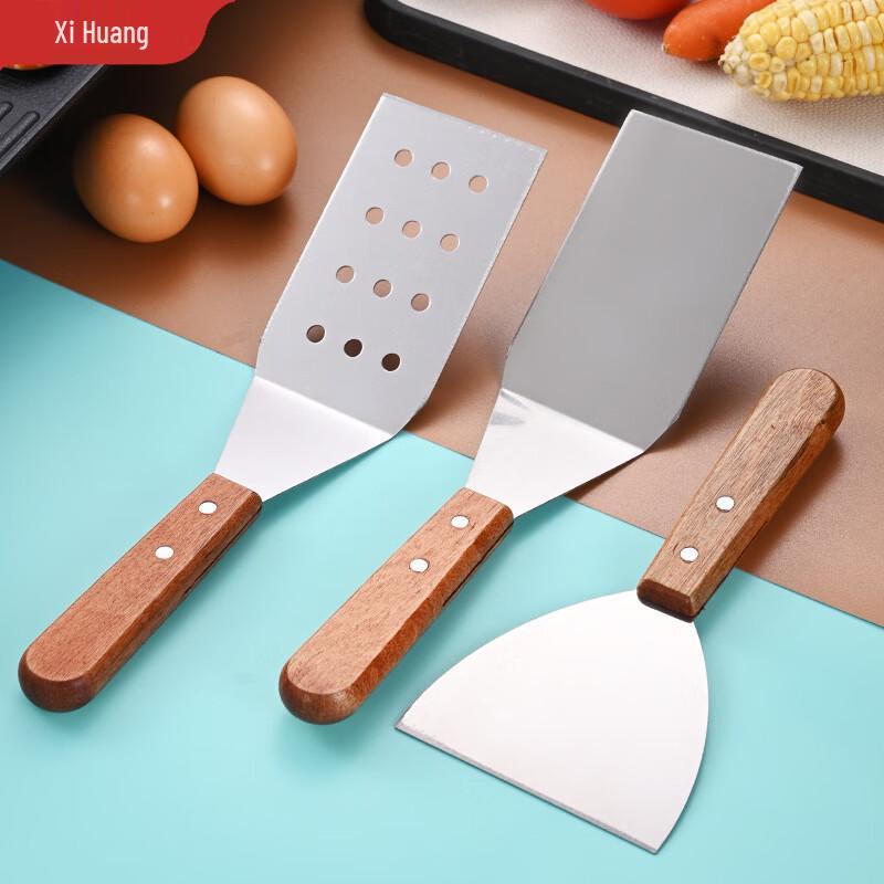 Stainless Steel Wooden Handle Cooking Spatula