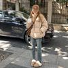 Corduroy Cotton Coat for Women In Winter Coats New Loose Oversized Cotton Coat Retro Thick Cotton Jacket Short Jacket