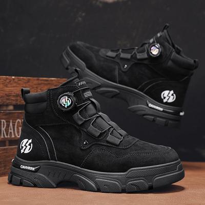 Automne et hiver bottes Martin montantes chaussures de travail décontractées d'extérieur pour hommes nouvelles chaussures tendance pour hommes