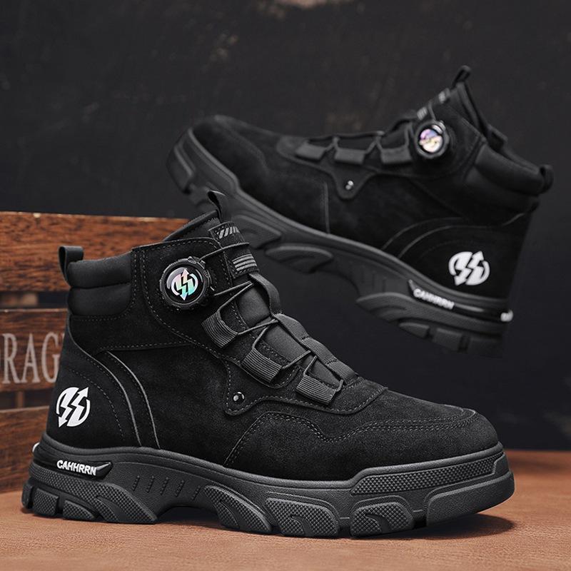 Autumn and winter high-top Martin boots men's outdoor casual tooling locomotive shoes men's new trendy shoes