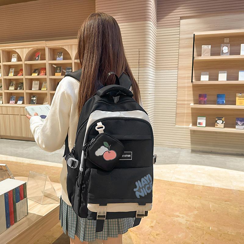 Schoolbag Korean version sweet campus backpack 1011 new versatile cute casual backpack junior high school schoolbag