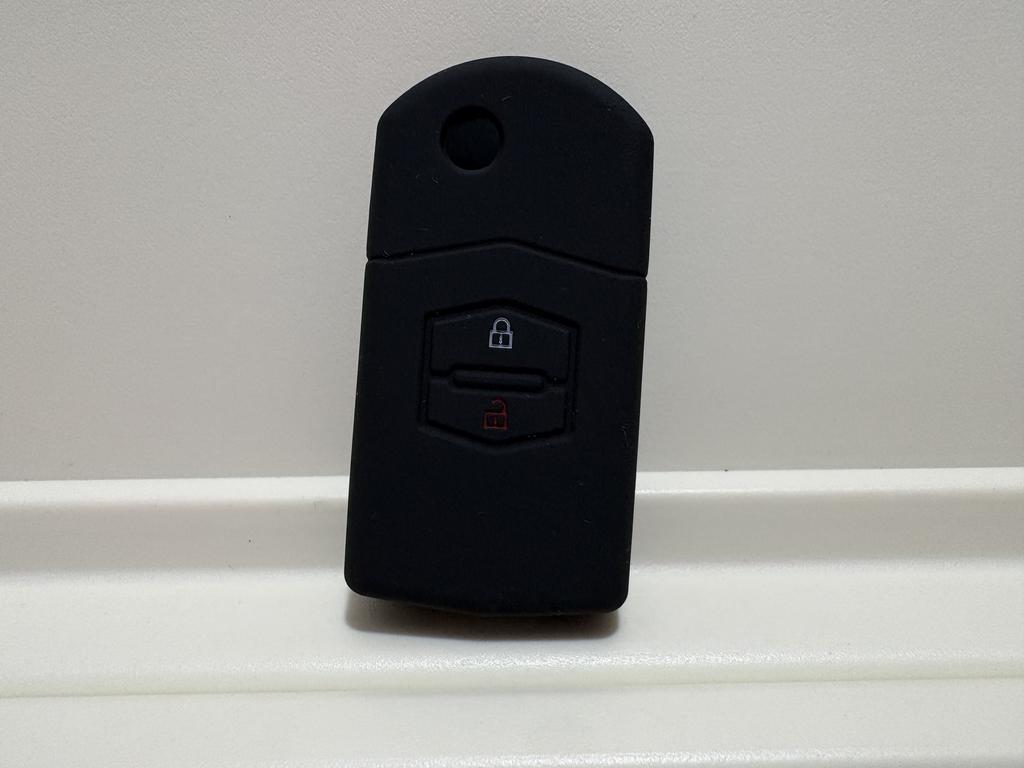 Pusakieyy Of New Replacement Soft Silicone Case Fob Cover For Mazda 2 3 5 6 Cx5 2 Buttons Remote Key Fob Shell Blank Holder