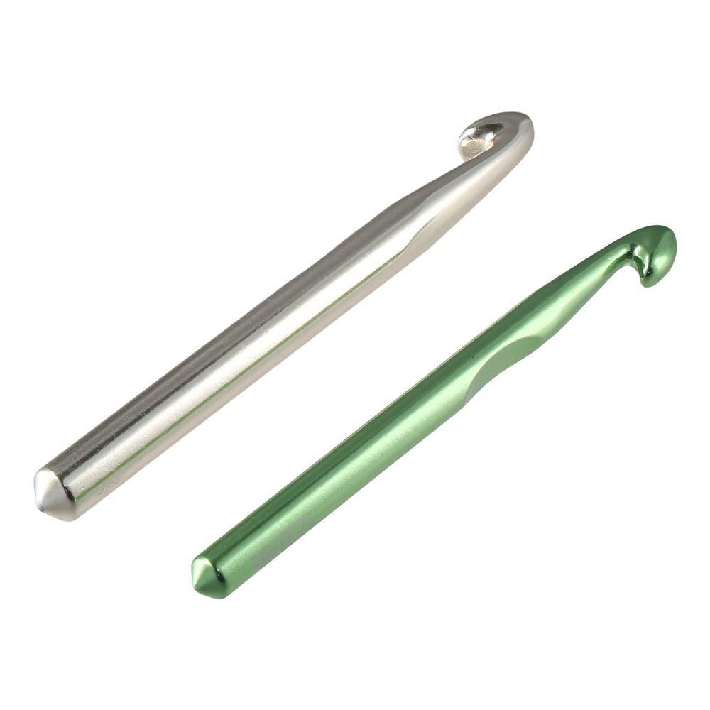 6.5mm,7mm,8mm,9mm,10mm,12mm,15mm Large Crochet Hooks Aluminum Large Weaving Tool 7Pcs/Set Hand Yarn