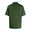 Men's Summer Solid Color Button Pocket Lapel Loose Raglan Short Sleeve Top