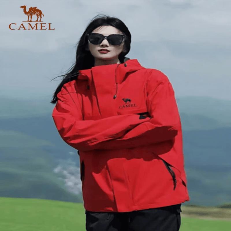 Camel Unisex 3-in-1 Windproof Waterproof Outdoor Jacket