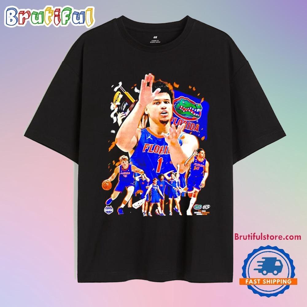 Flo%rida Gators Ncaa Champions 2025 Player Collage T Shirt Unisex T-Shirt S