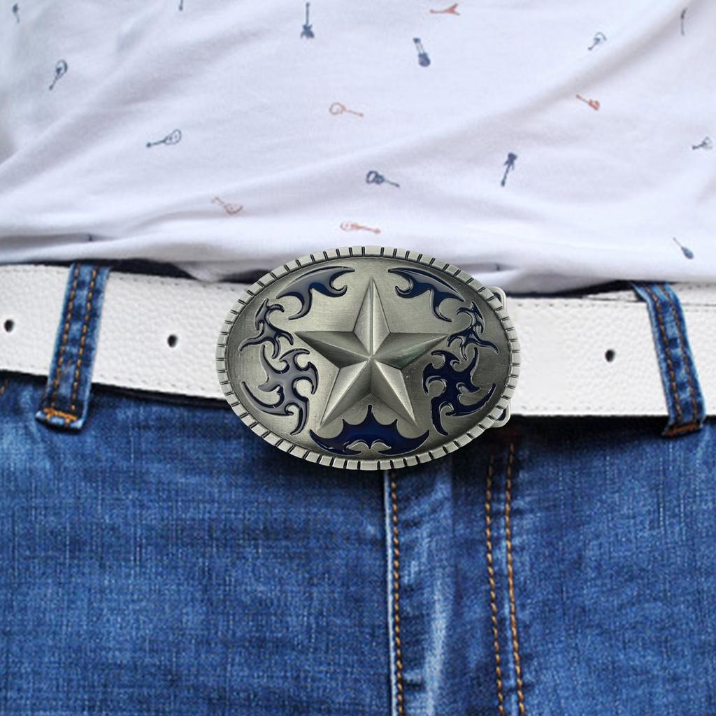 Punk Metalová přezka na opasek Retro hvězdné přezky na opasek Narozeninové dárky pro unisex Hvězdná přezka na opasek Náhradní přezka na opasek