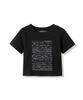 AVANDRESS Letter Crop T-Shirt - 3Col
