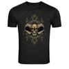 Ram Skull Occult Geometry Satanic Style Graphic T-Shirt